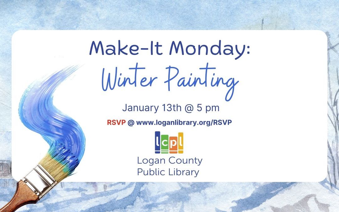 Learn to Paint a Winter Landscape at Make-It-Monday